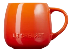 Le Creuset Mok Coupe Oranjerood 320ml (4-Delig) Outlet