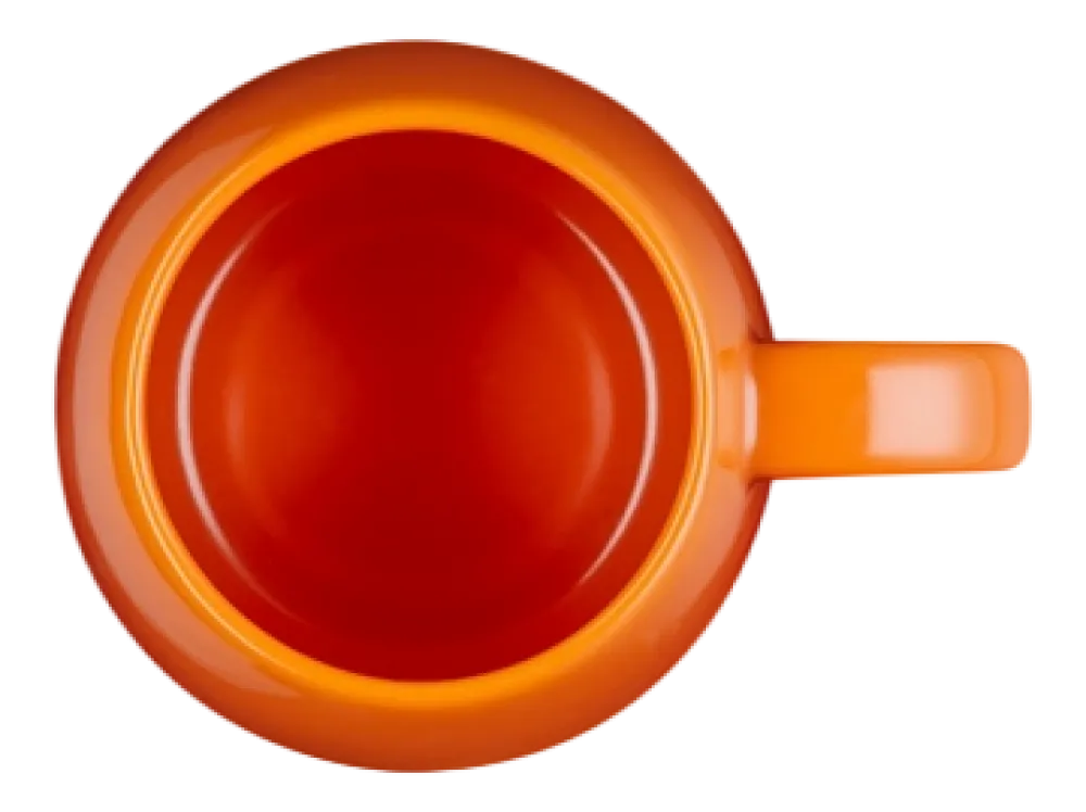 Le Creuset Mok Coupe Oranjerood 320ml (4-Delig) Outlet