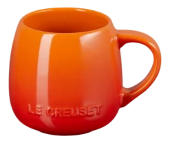 Le Creuset Mok Coupe Oranjerood 320ml (4-Delig) Outlet