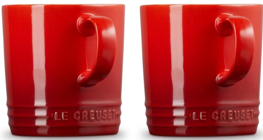 Le Creuset Mok Kersenrood 350ml (2-Delig) Clearance