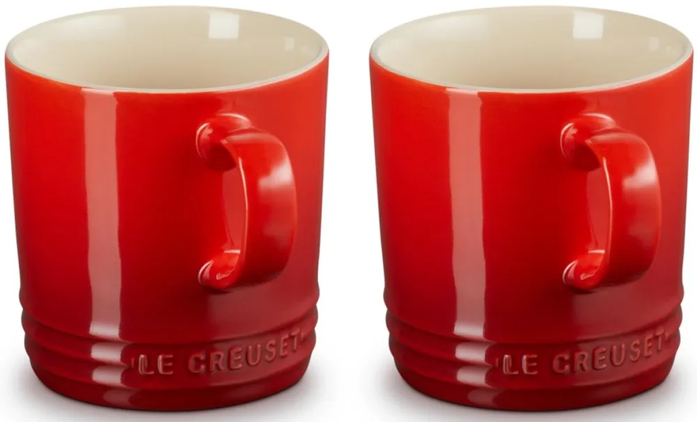 Le Creuset Mok Kersenrood 350ml (2-Delig) Clearance
