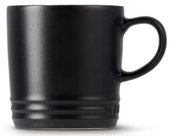 Mok Le Creuset Mat Zwart 350ml (4-Delig)