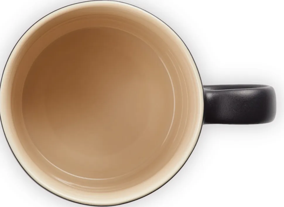 Mok Le Creuset Mat Zwart 350ml (4-Delig)