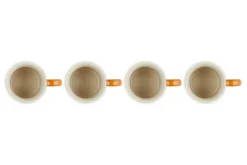 Le Creuset Mok Seattle Oranjerood 400ml (4-Delig) Best