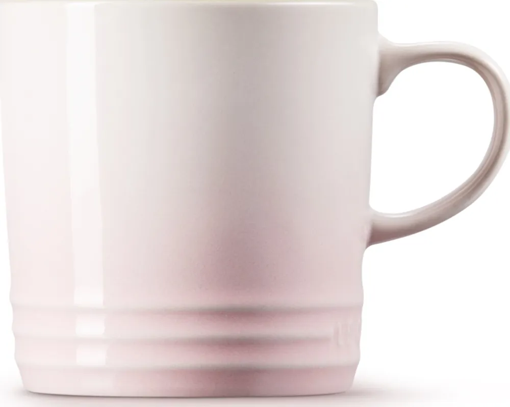 Le Creuset Mok Shell Pink 350ml (set van 4) Sale