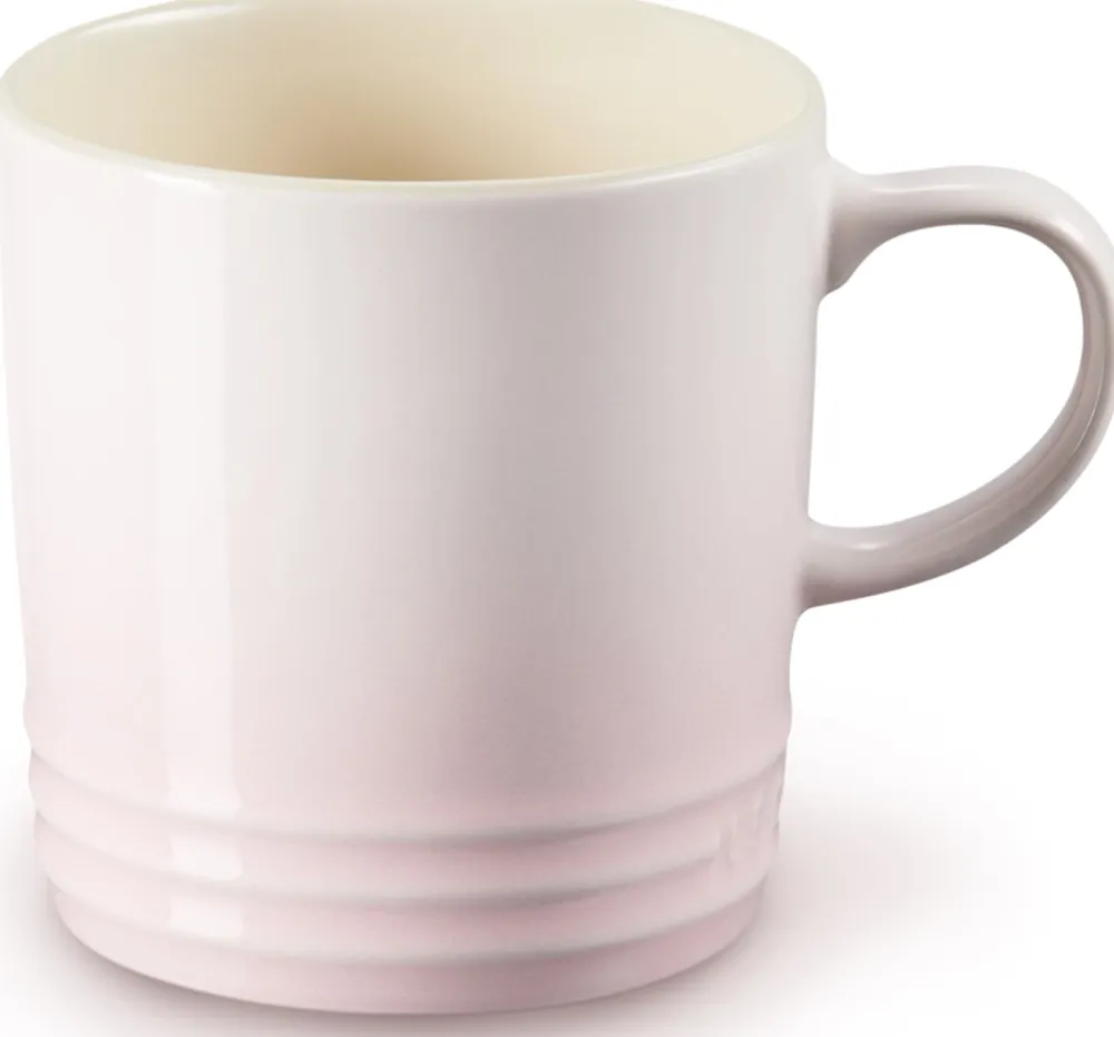Le Creuset Mok Shell Pink 350ml (set van 4) Sale