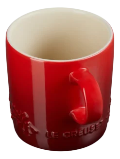 Mok Le Creuset Winter Holly Collection Kersenrood 350ml (4-Delig)