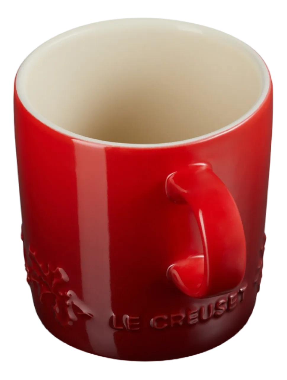 Mok Le Creuset Winter Holly Collection Kersenrood 350ml (4-Delig)