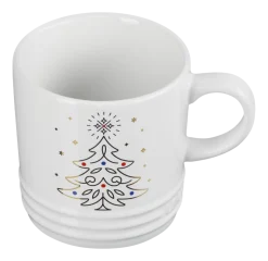 Mok Le Creuset Wit Kerstboom 350ml
