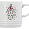 Le Creuset Mok Wit Kerstman 350ml Outlet