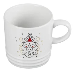 Le Creuset Mok Wit Kerstman 350ml Outlet