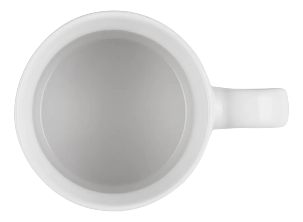 Mok Le Creuset Wit Marble 350ml (4-Delig)