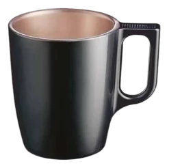 Luminarc Mok Flashy Mug Zwart 250 ml (Set van 6) Outlet