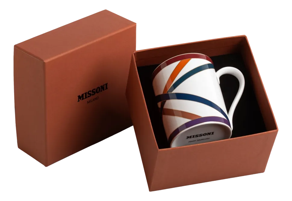 Mok Missoni Luxury Gift Box Nastri Multicolor 370 ml