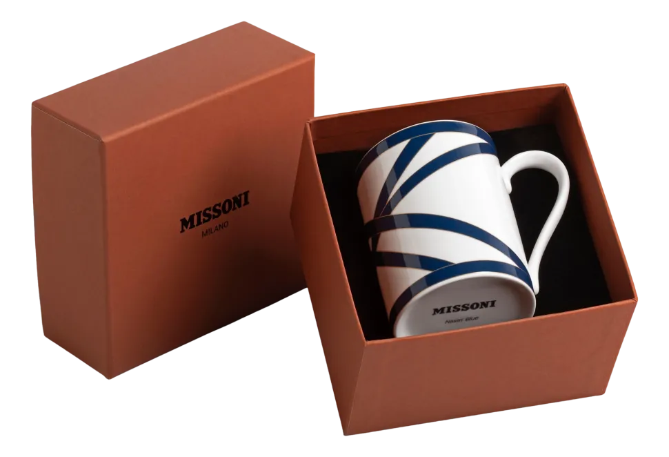 Mok Missoni Luxury Gift Box Nastri Blue 370 ml