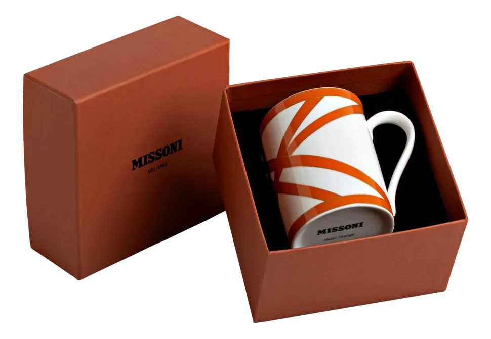 Mok Missoni Luxury Gift Box Nastri Orange 370 ml