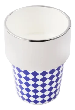 Mok POLSPOTTEN Aunty Dark Blue (Set van 4)