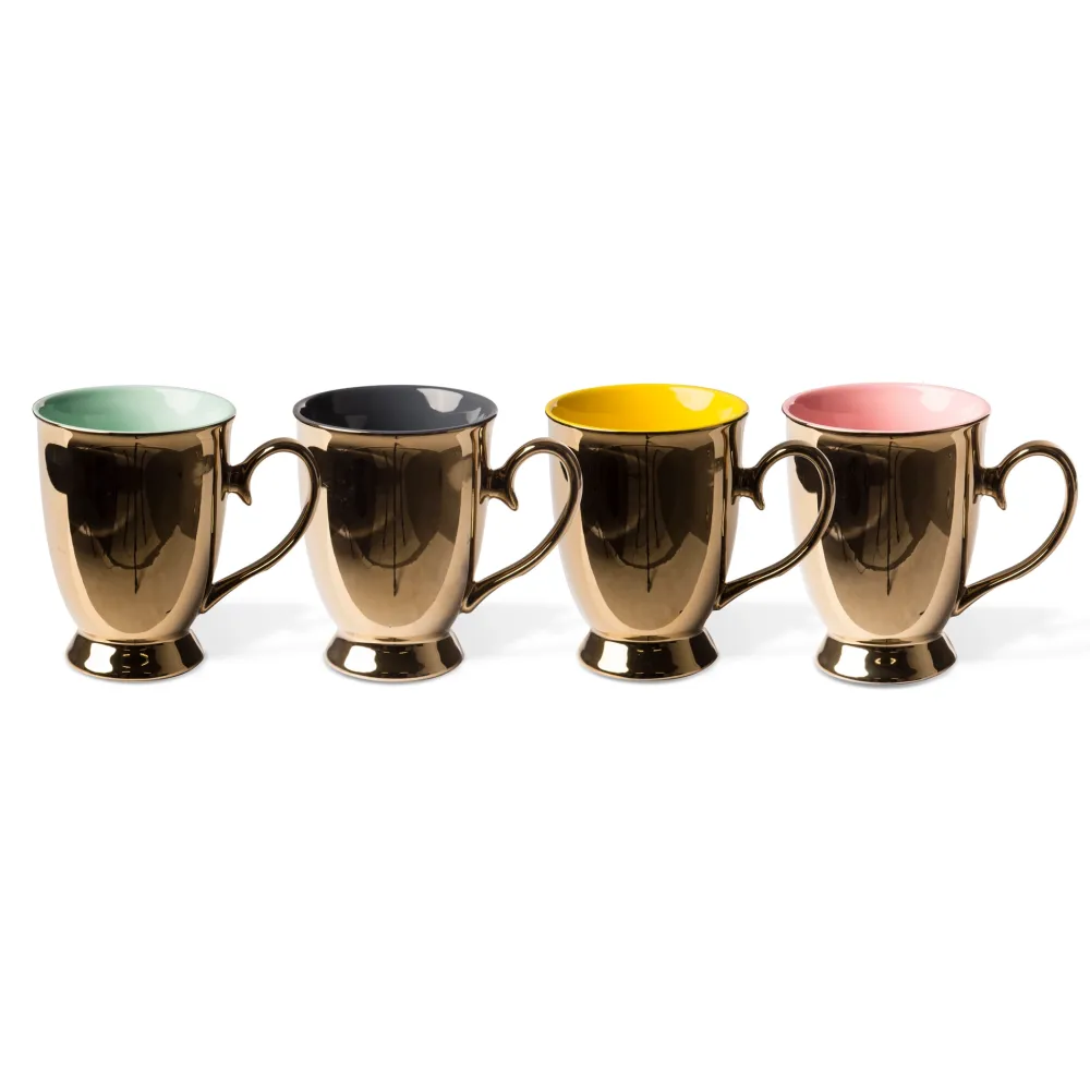 POLSPOTTEN Mok Legacy Gold (Set van 4) Best
