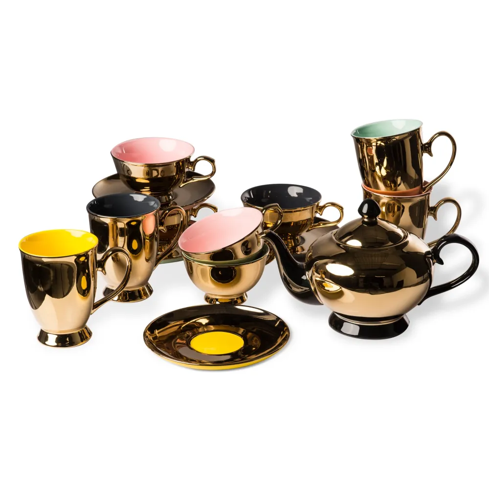POLSPOTTEN Mok Legacy Gold (Set van 4) Best