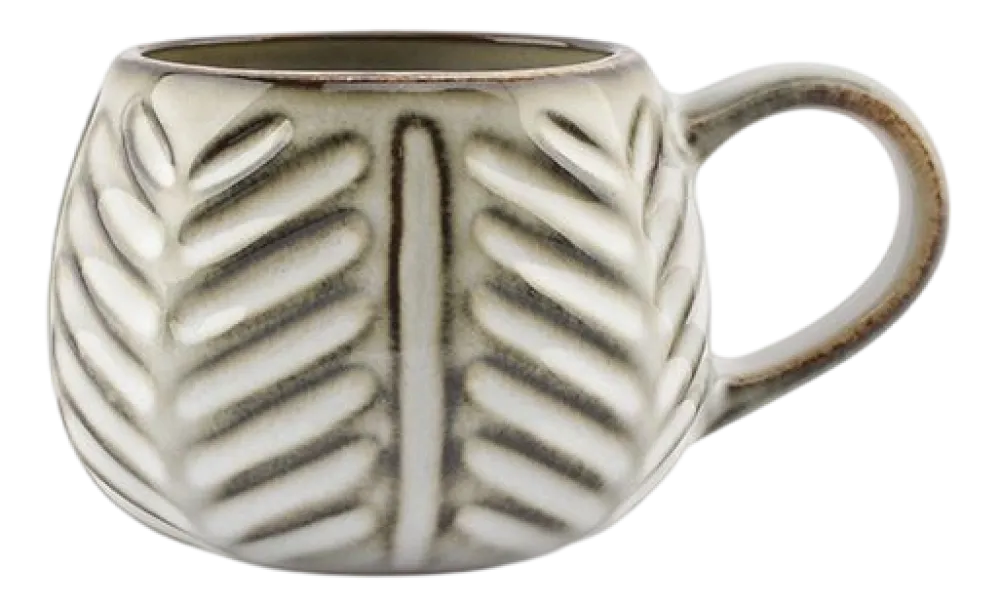 Salt & Pepper Mok Arto Leaf Brown / White / Beige 200 ml Discount