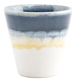 Mok Salt & Pepper Flow Blauw 100 ml (Set van 4)