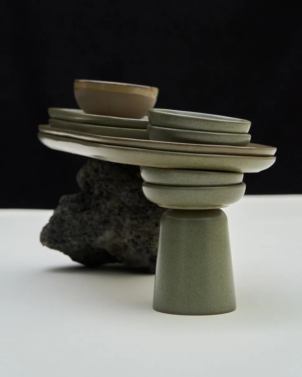 Mok Serax Surface Tableware By Sergio Herman Camo Green 300 ml