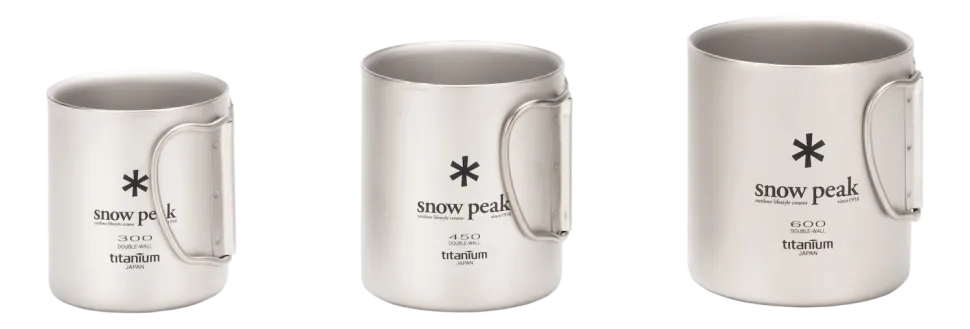 Mok Snow Peak Titanium Double Wall 600ml
