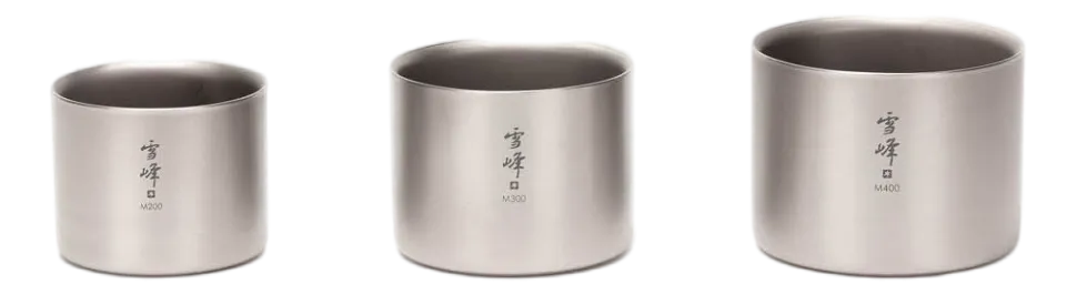 Mok Snow Peak Titanium Double Wall Stacking M300