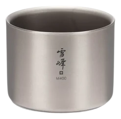Mok Snow Peak Titanium Double Wall Stacking 400ml