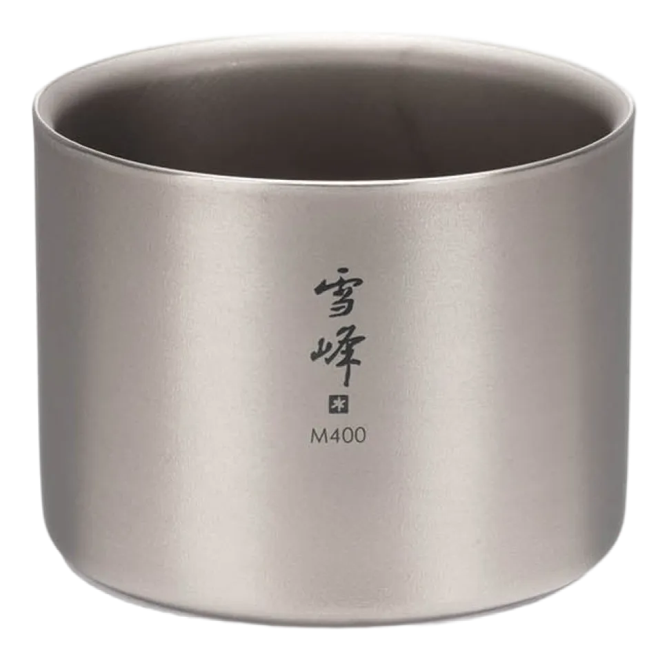Mok Snow Peak Titanium Double Wall Stacking 400ml