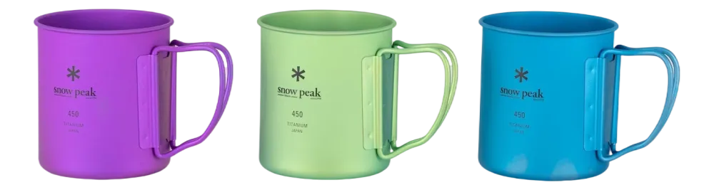 Snow Peak Mok Titanium Single Wall Purple 450ml Outlet