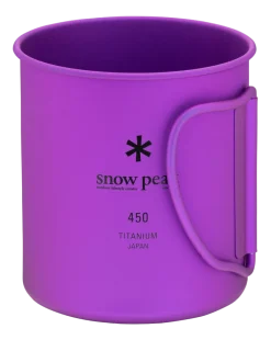 Snow Peak Mok Titanium Single Wall Purple 450ml Outlet