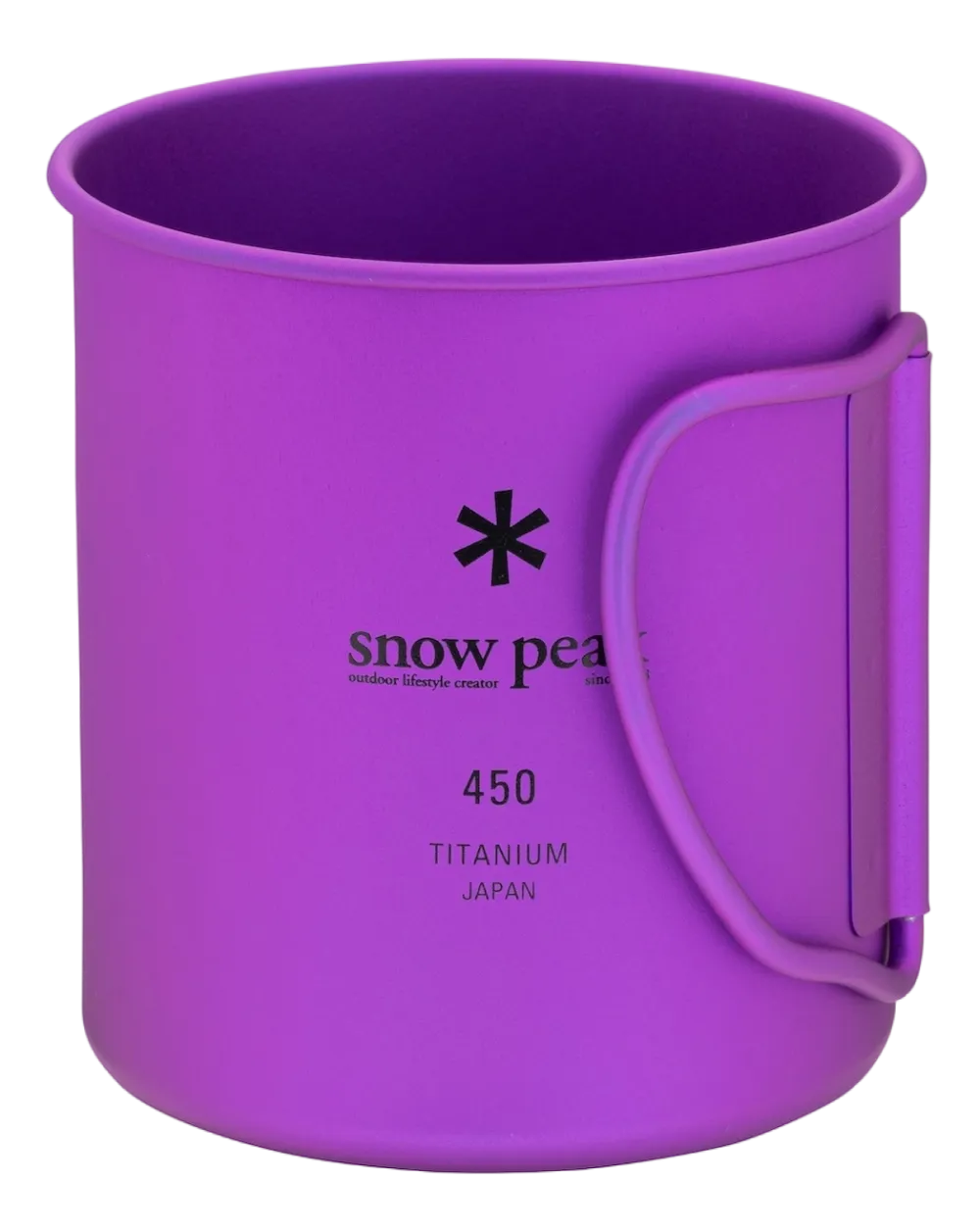 Snow Peak Mok Titanium Single Wall Purple 450ml Outlet