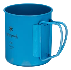 Snow Peak Mok Titanium Single Wall Blue 450ml New