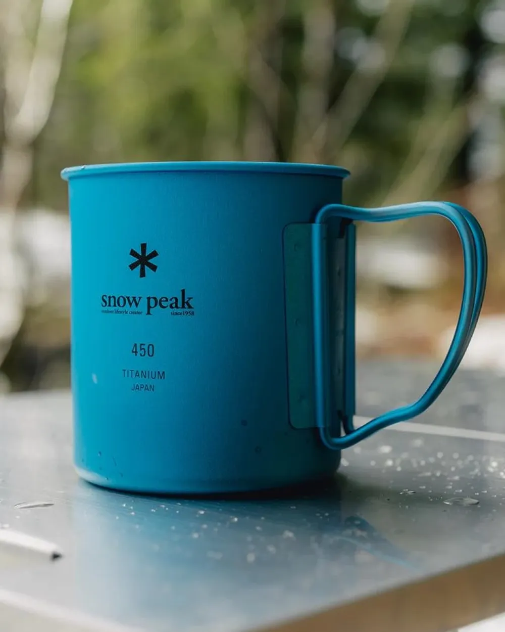 Snow Peak Mok Titanium Single Wall Blue 450ml New