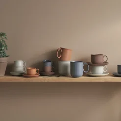 Mok Thomas Clay With Handle Earth 450 ml