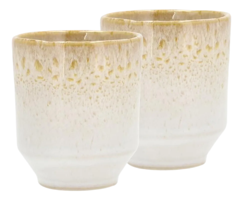 Mok Villa Collection Styles Cream Sand 0,18 L (Set van 2)