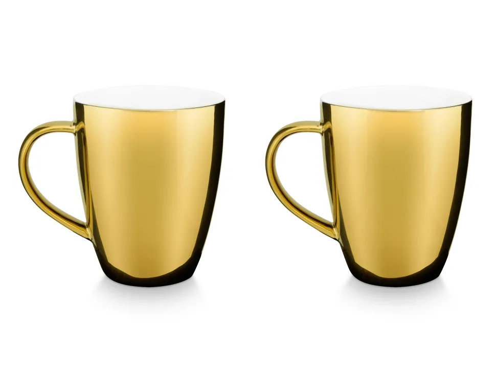 Mok vtwonen XL Gold 400 ml (Set van 2)