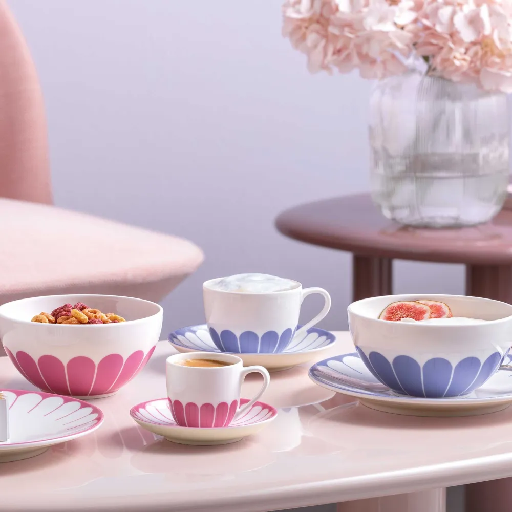 Villeroy & Boch Mueslikom Fleur Cassis Ø14cm (4 delig) Discount