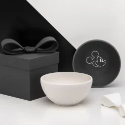 Mueslikom Villeroy & Boch Manufacture Rock Mickey Mouse Blanc 430ml (Set van 4)