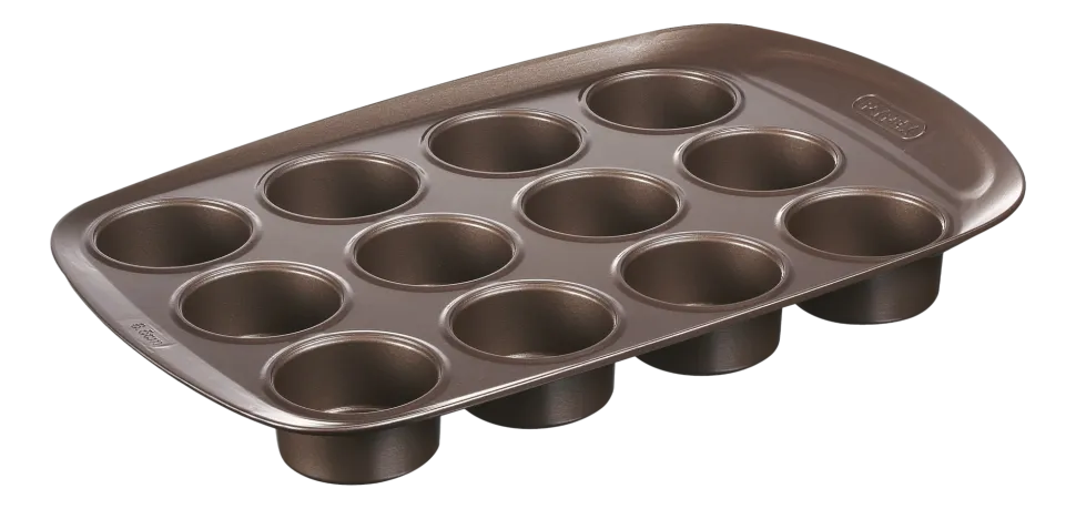 Muffinvorm Pyrex Asimetria Bruin (12 Muffins)