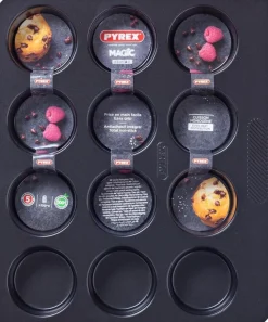 Muffinvorm Pyrex Asimetria Bruin (12 Muffins)