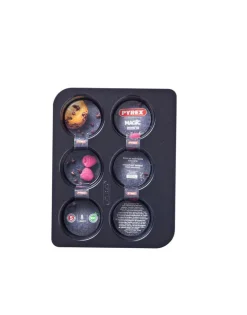 Pyrex Muffinvorm Asimetria Bruin (6 Muffins) Hot