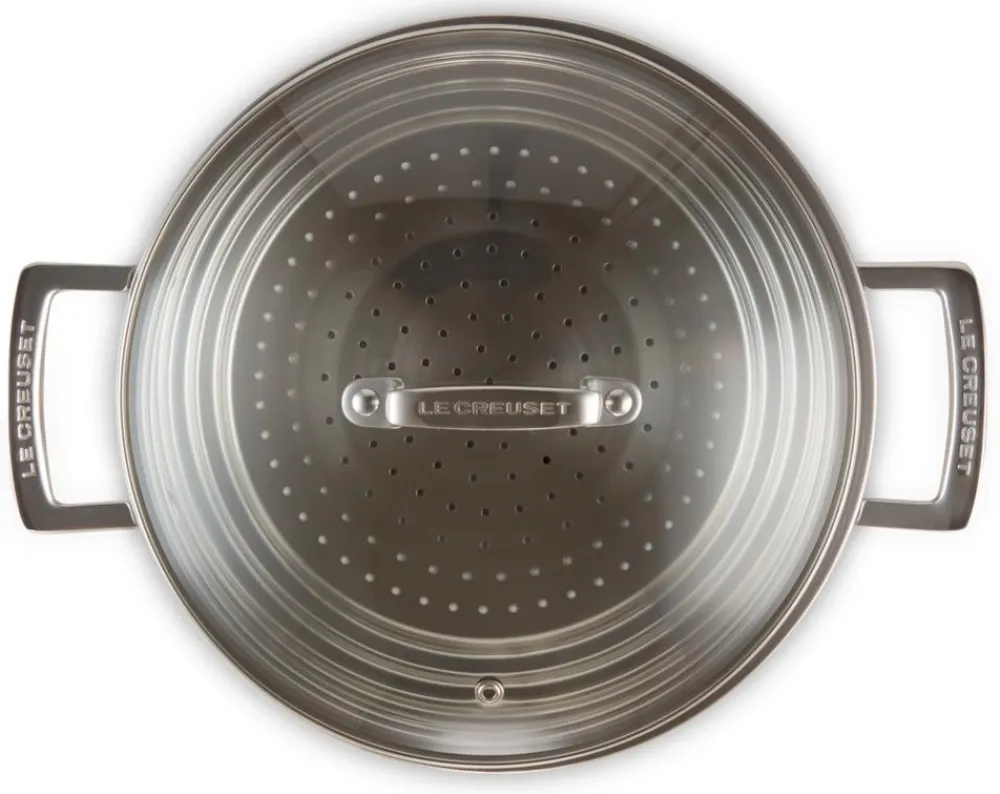 Le Creuset Multi-stoommand RVS 20 + 24 cm Clearance