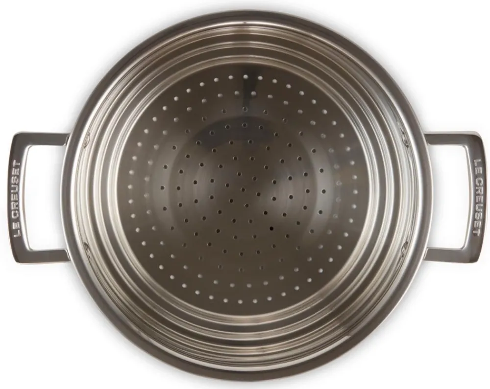 Le Creuset Multi-stoommand RVS 20 + 24 cm Clearance