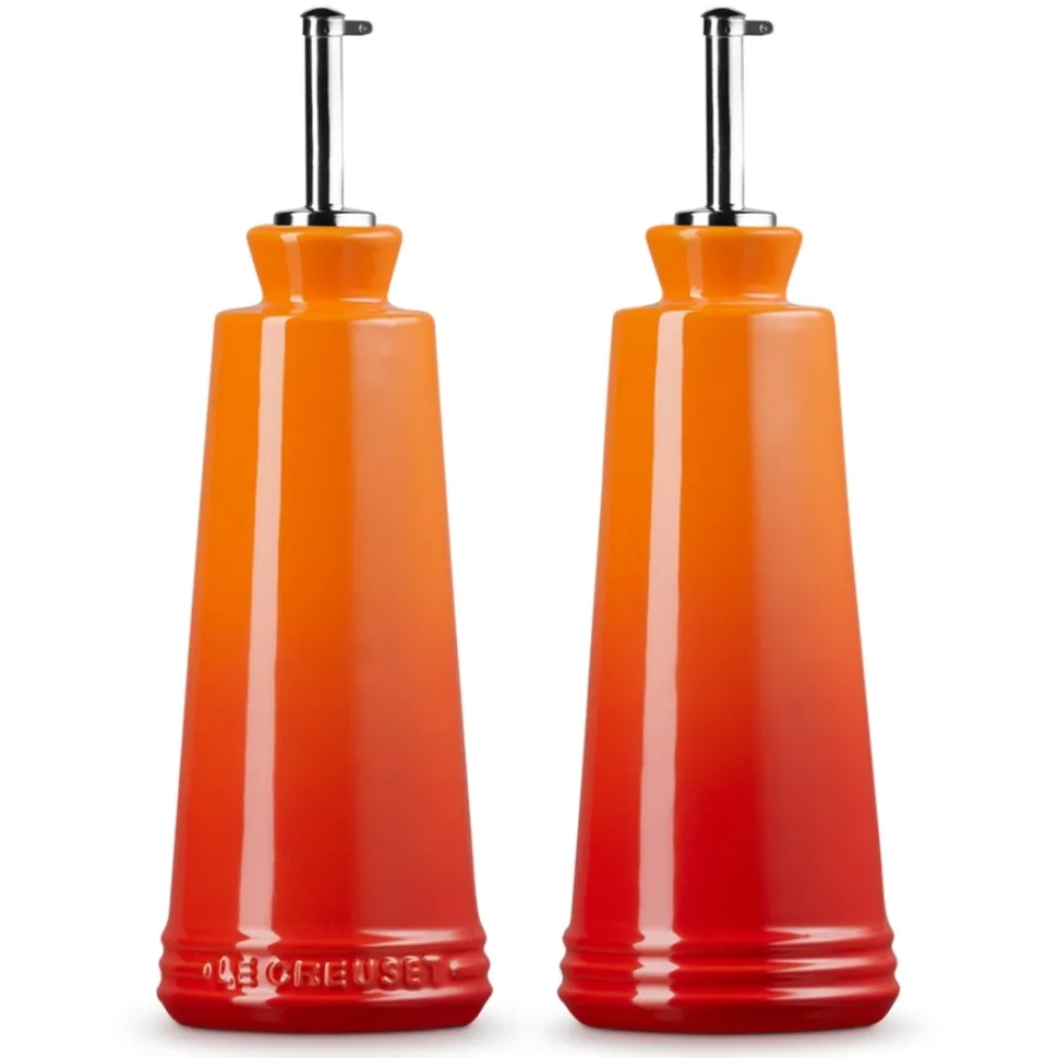 Olie- & Azijnstel Le Creuset Oranjerood