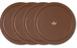 Onderzetter Dutchdeluxes Coasters Classic Brown (4-Delig)