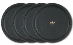Dutchdeluxes Onderzetter Coasters Black (4-Delig) New