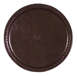 Onderzetter Dutchdeluxes Leather Metaal Brons (Set van 4)