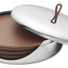 Georg Jensen Onderzetter Sky Leather (Set van 4) Sale